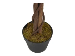 Árbol ficus artificial con 756 hojas verde 150 cm ES959827