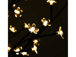 Árbol LED con flor de cerezo 368 LED blanco cálido 300 cm