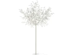 Árbol luminoso con ramas y hojas brillantes con luces LED de 250 cm