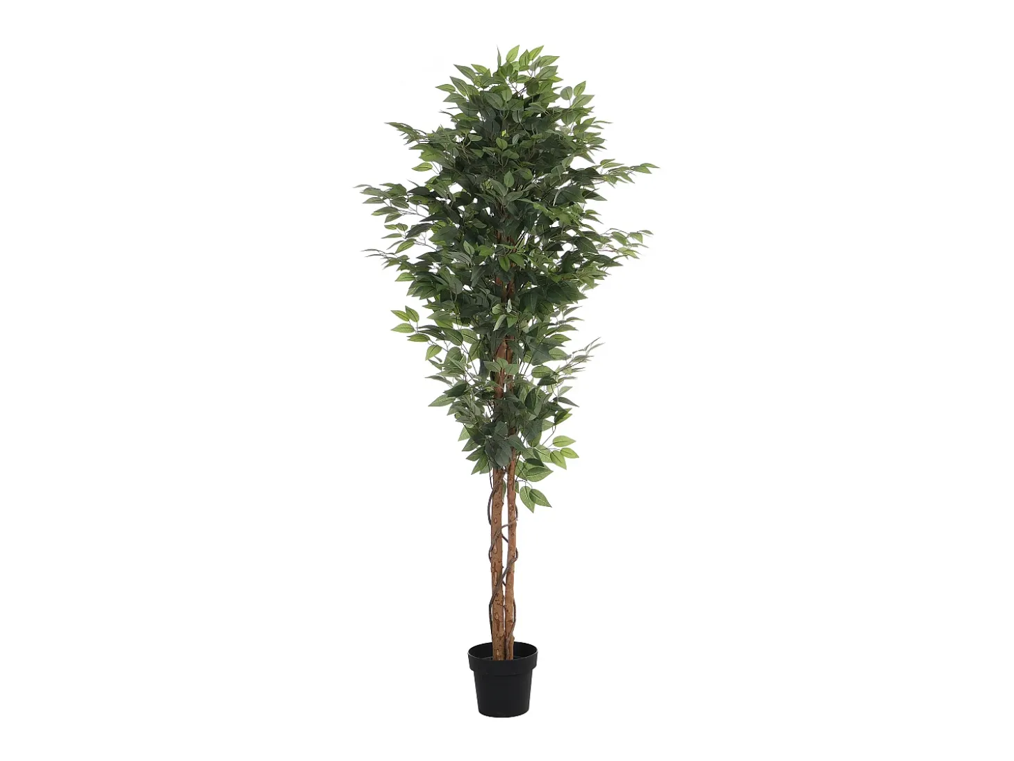 Árbol, planta, arbusto artificial ficus - Alt. 180 x Ancho 60 cm - verde- VALOPA