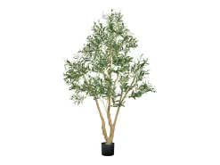 Árboles Artificiales SucceBuy Árbol Artificial de 180 cm, Planta Decorativa de PE con Maceta Negra, Tronco y Follaje Realistas, Ideal para Oficina, Salón