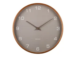 Reloj de pared Acento - Gris claro - Ø40cm