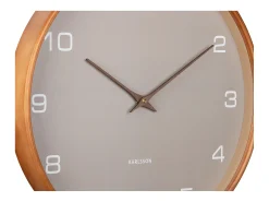 Reloj de pared Acento - Gris claro - Ø40cm