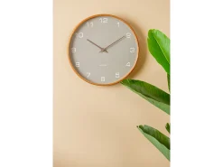 Reloj de pared Acento - Gris claro - Ø40cm