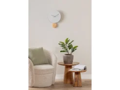 Reloj de pared Arlo péndulo - Blanco - Ø30cm