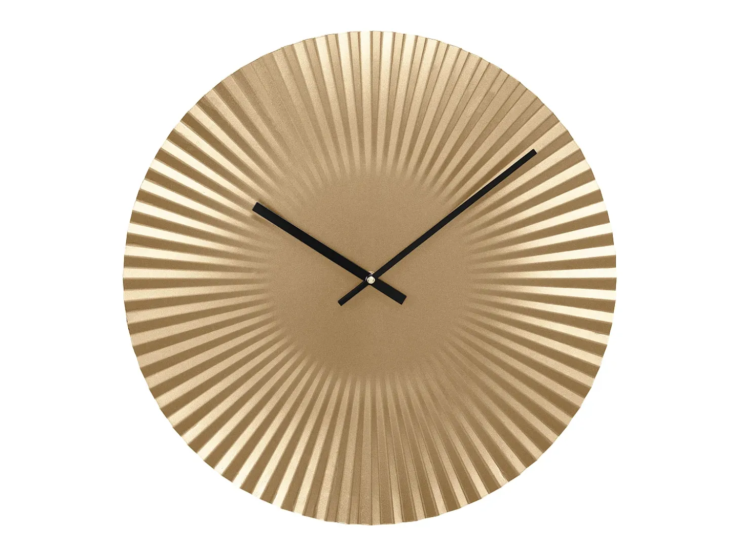 Reloj de pared Art Déco - Diámetro 50 cm - Metal - Dorado - FELINAR