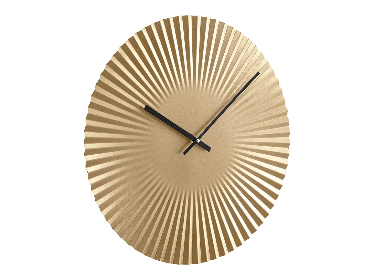 Reloj de pared Art Déco - Diámetro 50 cm - Metal - Dorado - FELINAR