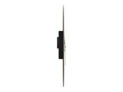Reloj de pared con escalas y agujas luminosas marrón Ø30 cm ES778478