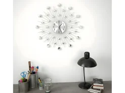 Reloj de pared con movimiento de cuarzo 50 cm diseño moderno ES907061