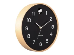 Reloj de pared Cuco Natural - Negro - Ø31,5cm