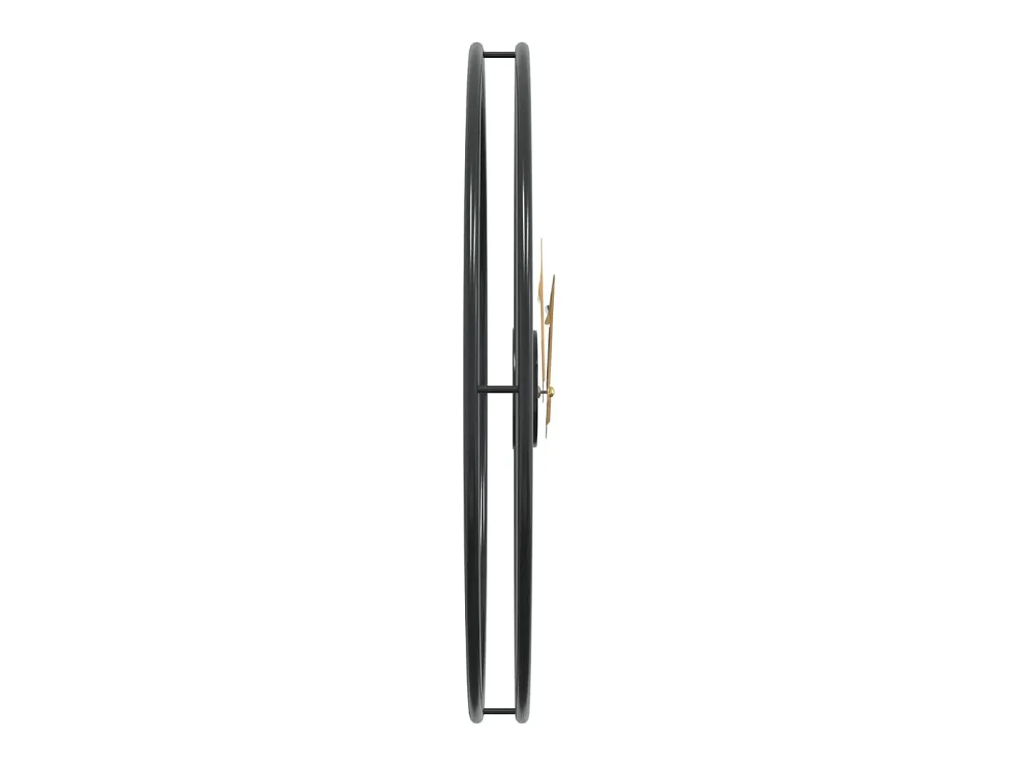 Reloj de pared de hierro negro Ø50 cm ES824264