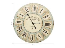 Reloj de pared de MDF multicolor 60 cm ES588843