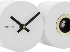Reloj de pared Duo Cuckoo - Blanco