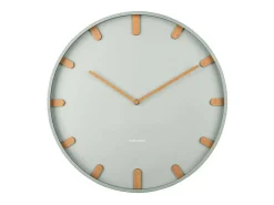 Reloj de pared Grace - Gris jade - Ø40cm