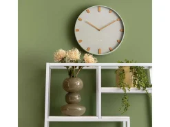 Reloj de pared Grace - Gris jade - Ø40cm
