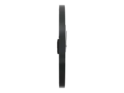 Reloj de pared hierro y madera de olivo marrón Ø35 cm ES871804