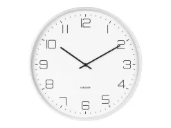 Reloj de pared Lofty - Negro - Ø40cm
