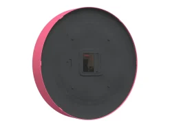 Reloj de pared poliestireno y cristal rosa Ø25,5 cm ES800693