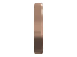 Reloj de pared poliestireno y cristal dorado y azul Ø29,5 cm ES832270