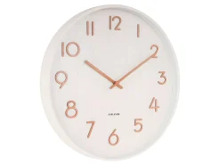 Reloj de pared Pure Large - Blanco - Ø60cm