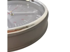 Reloj de pared Second plata/gris Ø29 cm
