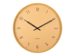 Reloj de pared Stark - Marrón miel - Ø40cm