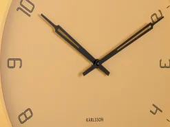 Reloj de pared Stark - Marrón miel - Ø40cm