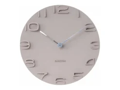 Reloj moderno con agujas cromadas On the Edge