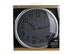 Reloj silencioso de 35cm con diseño sofisticado