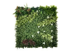 Revestimiento mural de vegetal sintético LAHTI - Pack de 1m² - Verde