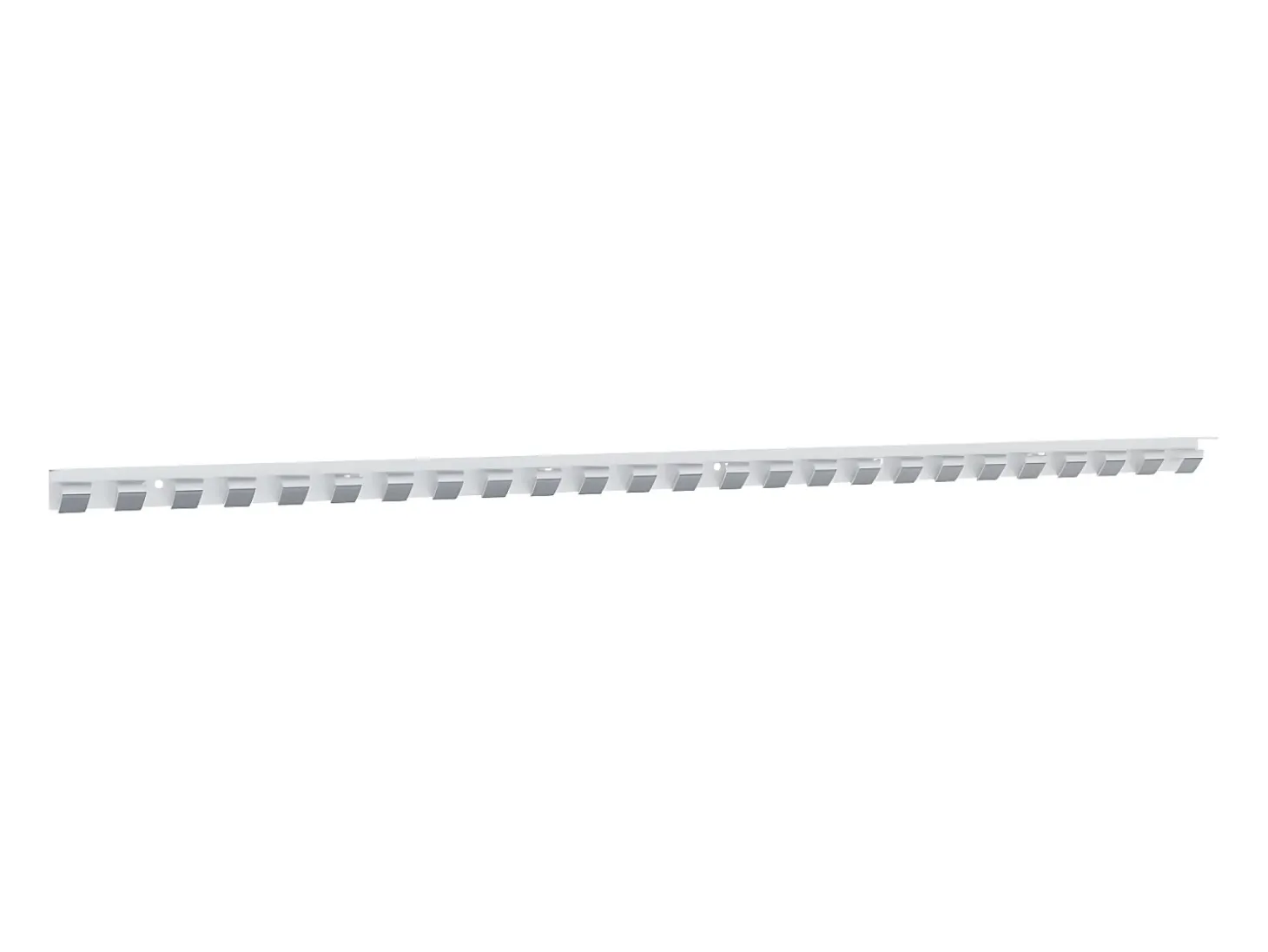 Riel de cortina acero inoxidable plateado 1 m ES325386