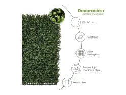 Rollo jardin vertical boj 100 x 100 cm nortene 1X1 M