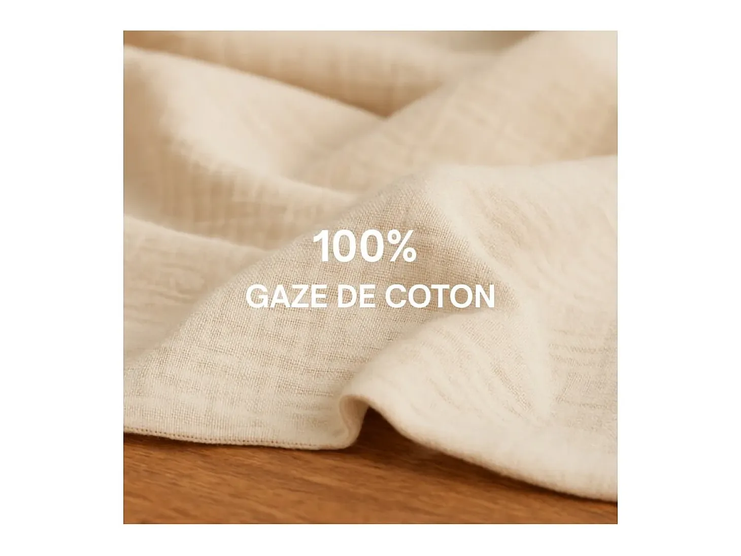 Ropa de cama de gasa de algodón salvia 240 x 260 cm