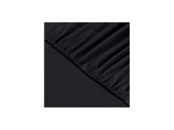 Sábana Ajustable 140x190cm NEGRO VISION de Algodón 100% - Tejido Cerrado 57 hilos/cm²