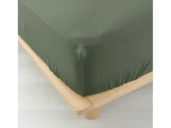 Sábana bajera de gasa de algodón 160 x 200 cm