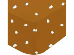 Sábana bajera de jersey de algodón con diseño infantil 60 x 120 cm