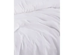 Sábana bajera gasa de algodón-Blanco