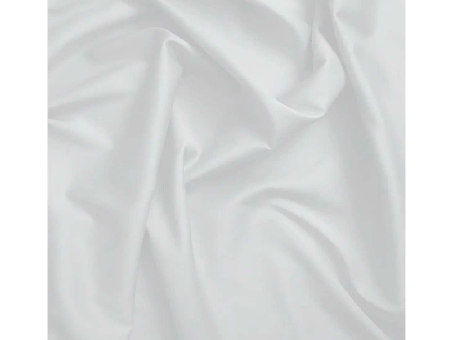 Sábana bajera satén de algodón blanco