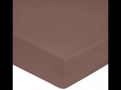 Sábana bajera satén de algodón rosa