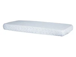 Sábanas ajustables 140x70 cm de algodón orgánico blanco