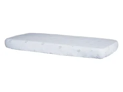 Sábanas ajustables 140x70 cm de algodón orgánico blanco
