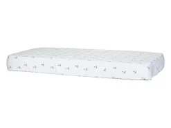 Sábanas ajustables 120x60 140x70 de algodón orgánico blanco