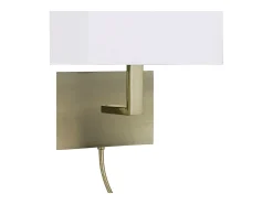 Searchlight 1 ljus flexibel inomhusvgglampa antik mssing, E27