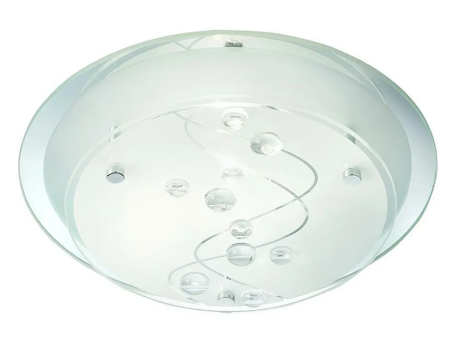 Searchlight 1 ljust spoltak ljus frostat mnstrat spegelglas med klara prlor, E27