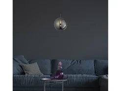 Searchlight Balls 1 ljuskupol takhnge krom, rkt glas, E27