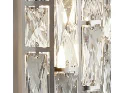 Searchlight BIJOU 2 ljus krom vgglampa med kristallglas