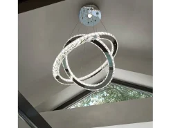 Searchlight Clover Integrerad LED 1 Taklampa Krom med Kristaller, GU10