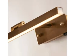 Searchlight Corfu Lámpara para cuadros de 40 cm, metal de latón satinado
