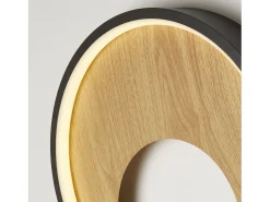 Searchlight Curio Aplique negro, madera