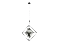 Searchlight DIAMOND 3 ljus takhnge - svart med klarglaspaneler